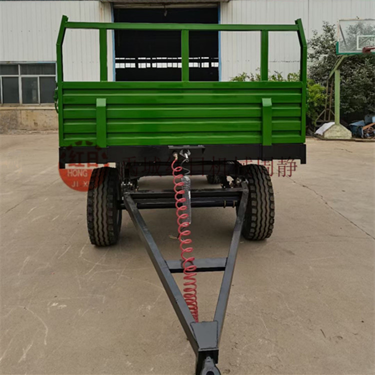 农用拖拉机带平板运输车斗  液压后翻自卸拖车斗  半挂粮食运输车