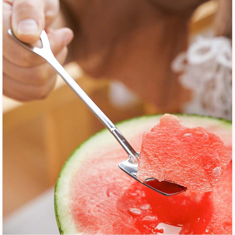 Cuchara de sandía creativa Linda cuchara pequeña comiendo cuchara postre helado pala Internet celebridad cuchara al por mayor