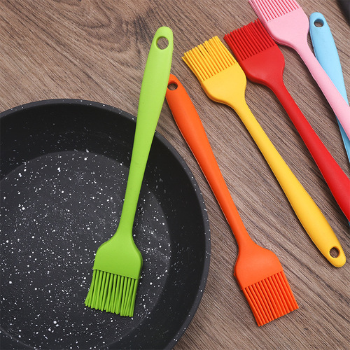 Baking Tools 21cm integrated small silicone brush, barbecue brush, oil brush, silicone sweep, DIY cake tool