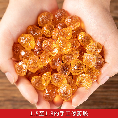 Refined Peach Pith from Yunnan Ancient Trees - Large Granules, No Impurities, Special Grade Peach Blossom Tears Yellow Peach Pith, 500g, Wholesale