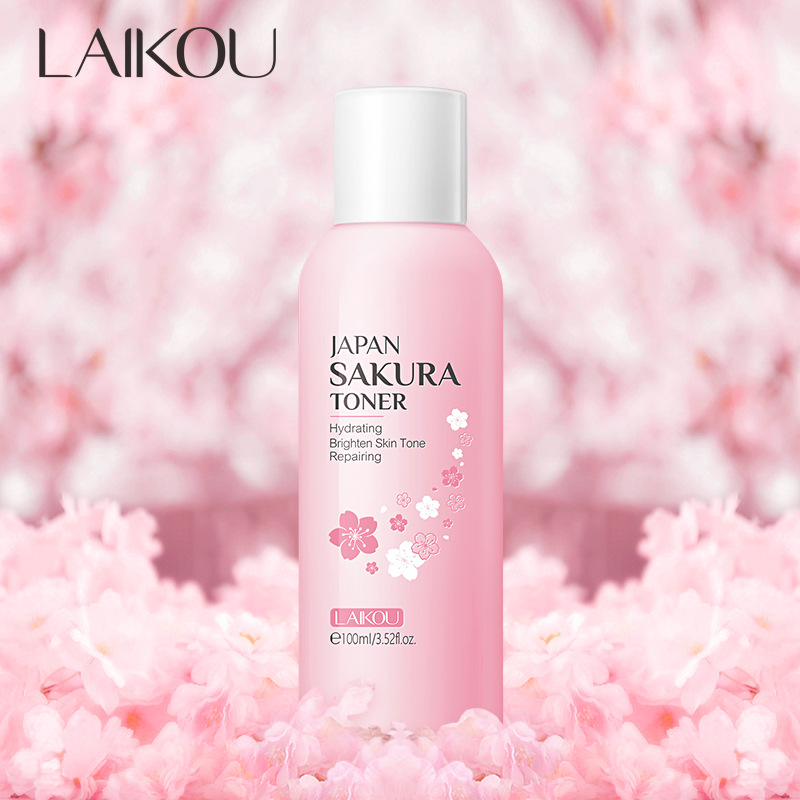 Laikou Cherry Blossom Series Skincare Products - Moisturizing, Hydrating, and Nourishing (English Packaging) - Cross-border Supplier - Wholesale