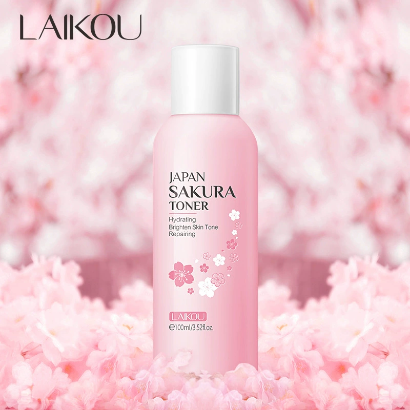 Увлажняющий набор по уходу за кожей (Laikou) Sakura — увлажняющий тоник и эмульсия, набор разных размеров