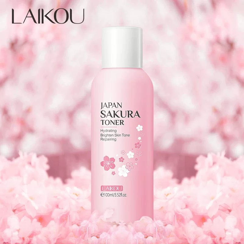 Увлажняющий набор по уходу за кожей (Laikou) Sakura — увлажняющий тоник и эмульсия, набор разных размеров