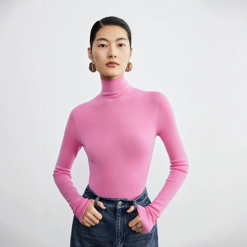 Pressure-Free Sweater, Seamless One-Piece Design from Japan, German Yangzi Yarn Wool and Cashmere Turtleneck Base Layer Pressure-Free Sweater, Seamless One-Piece Design from Japan, German Yangzi Yarn Wool and Cashmere Turtleneck Base Layer