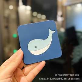 定制杯垫PVC软胶餐垫 硅胶吧台垫子 橡胶隔热碗 定做LOGO卡通图案