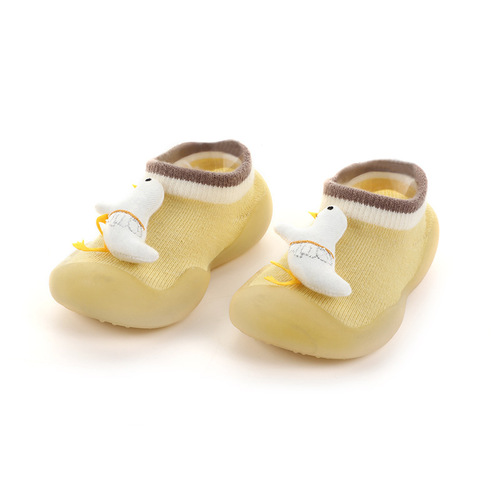 Cute three-dimensional animal toddler shoes, short barrel baby floor shoes, children's soft-sole toddler shoes, low-cut infant shoes and socks