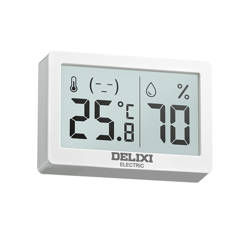 DELIXI 높은 정밀도 전자 미니 온도 및 습도 측정기 가정용 실내 베이비 룸 약국 농업 정밀 온도계