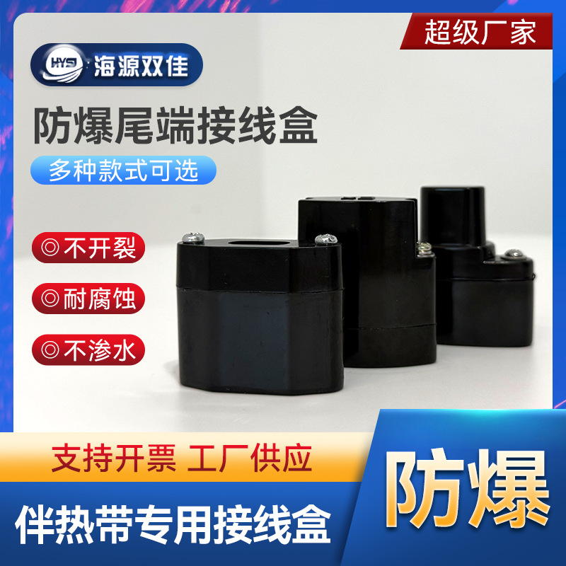 供应 电伴热带专用防水防爆尾端接线盒ZJH-(1) 生产厂家