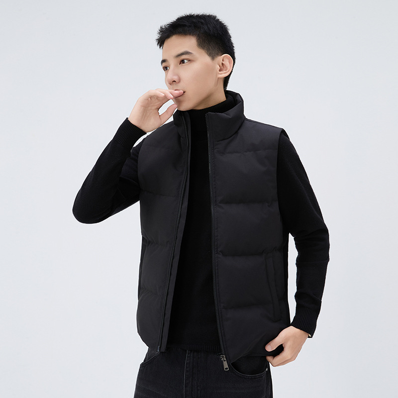 화이트 덕 다운 조끼 가을 겨울 새로운 트렌디 다운 재킷 패셔너블 캐주얼 다용도 화이트 덕 다운 조끼