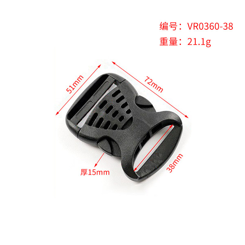 Bolsas de plástico prensas de prendas de vestir accesorios de fijación de banda perforada POM rana ajustable fijación de 20mm - 51mm image 13
