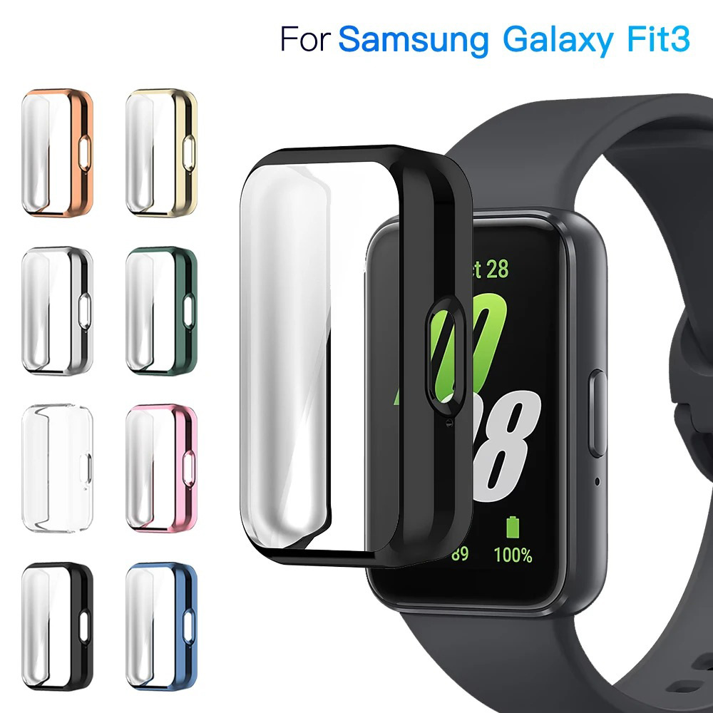 适用三星Galaxy fit3保护壳Samsung Fit3 SM-R390电镀TPU全包表壳