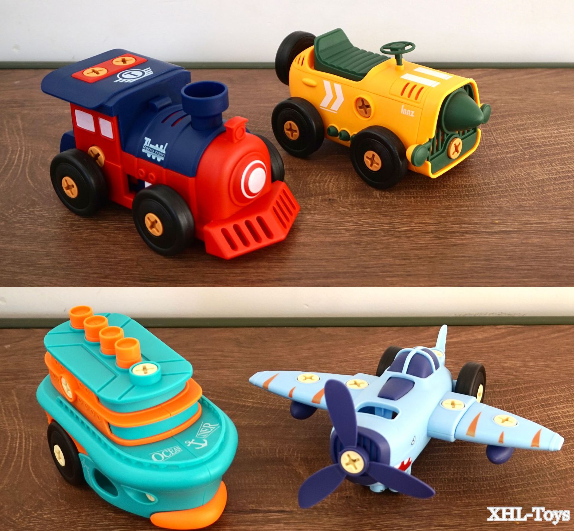 children's retro electric constructor