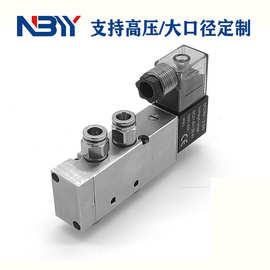 不锈钢电磁阀4V210-08SS316L石化实验室耐腐蚀气动电磁阀
