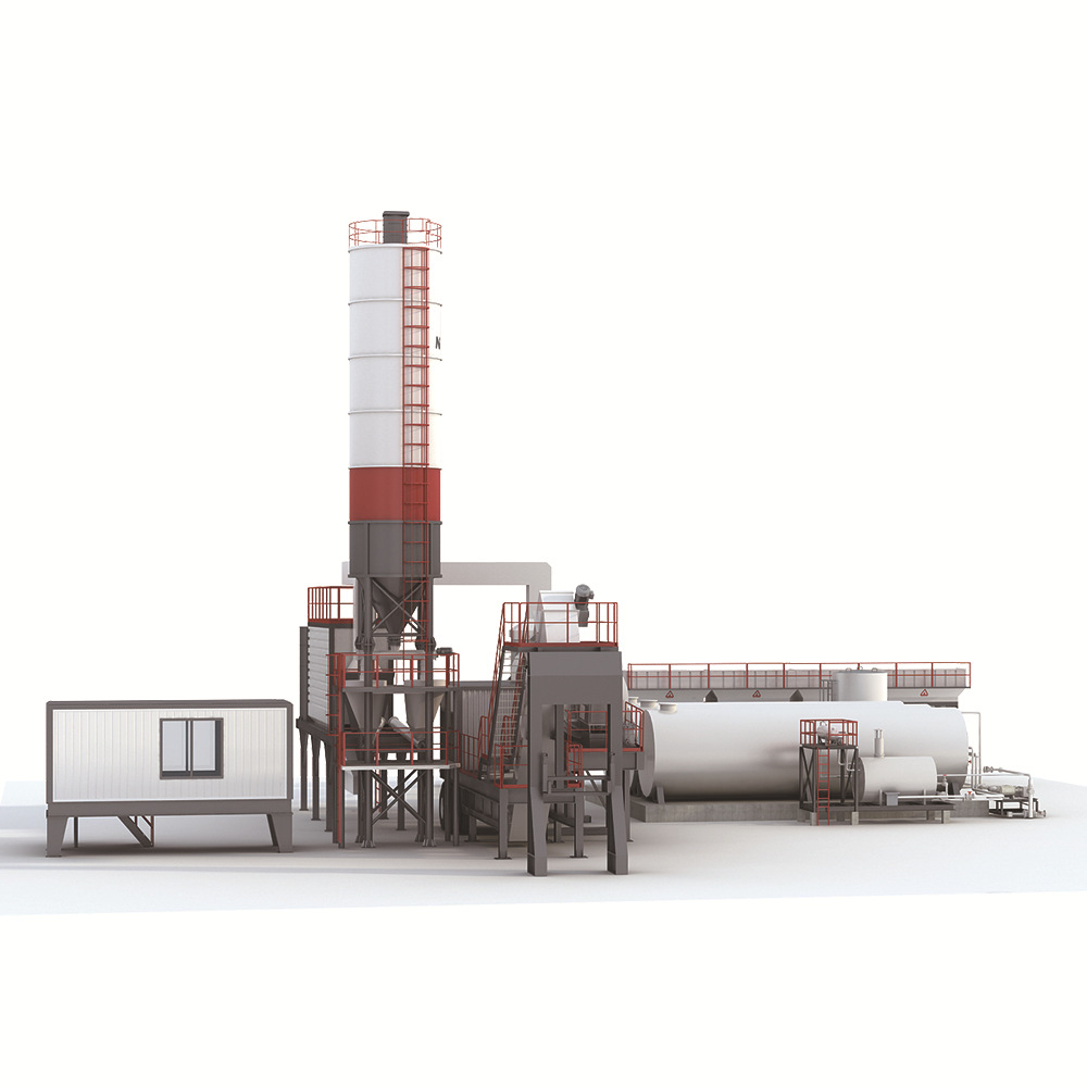 生产沥青混凝土拌合设备 沥青搅拌设备 小型移动搅拌站全套设备