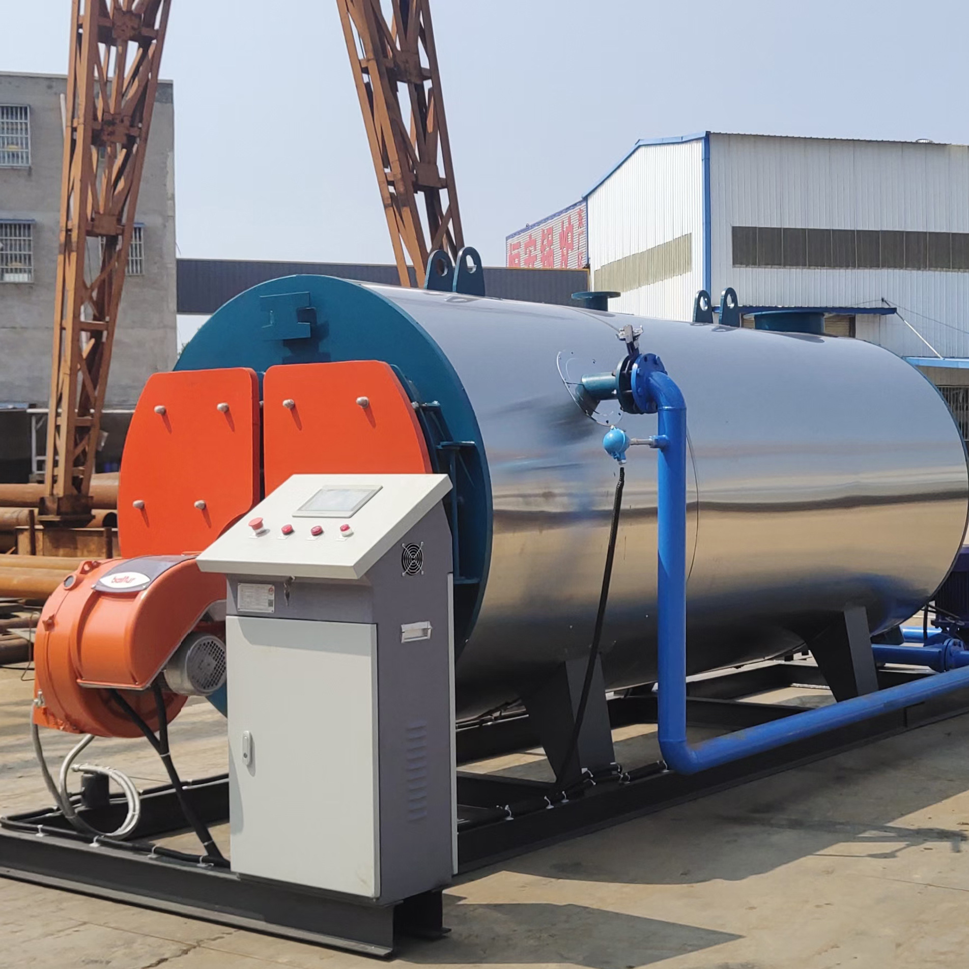 厂家供采暖养殖洗浴用热水锅炉 燃油气常压热水锅炉价格节能