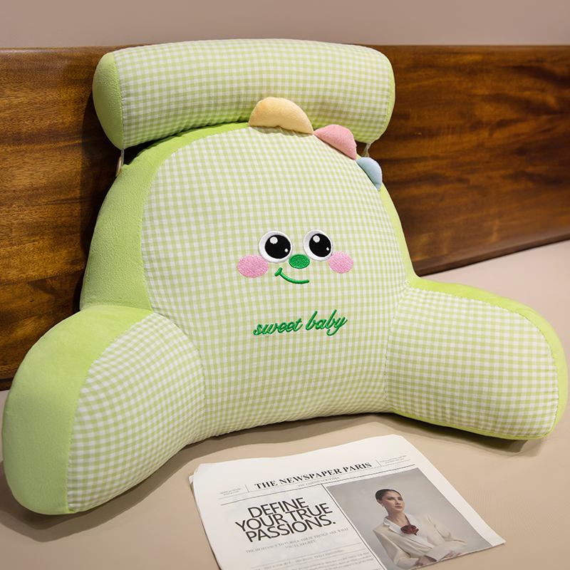 Cojín de Cabecera con Diseño de Animales de Peluche con Soporte Lumbar para Cama y Sofá image 10