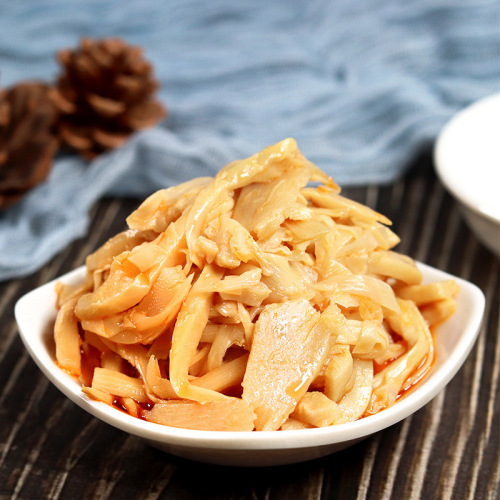 Da Mao Crispy Bamboo Shoots, 140g Pack, Full Carton Wholesale, Oil Braised Bamboo Shoot Canned Food, Bamboo Shoot Pickles, Open and Eat