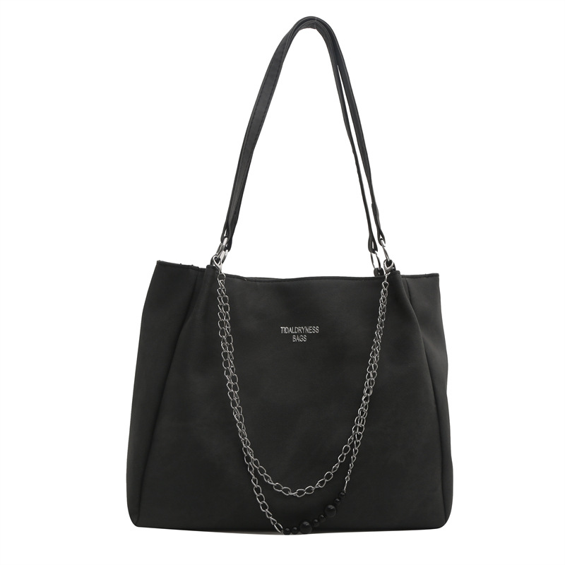 Bolsa de hombro retro de gran capacidad para viajar a la cadena de trabajo para mujeres 2024 primavera y verano nicho bolsas de brazo bolsas de moda