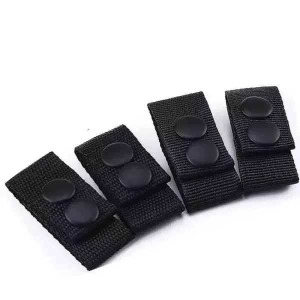 Outdoor Edc Tactical Belt Buckle Fixed Buckle Ring Storage and Organization of Excess Belt Webbing Meson Snap Button Adjustable