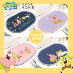 三利毛巾海绵宝宝联名款地垫厨房垫卫生间浴室地垫硅藻泥防滑垫