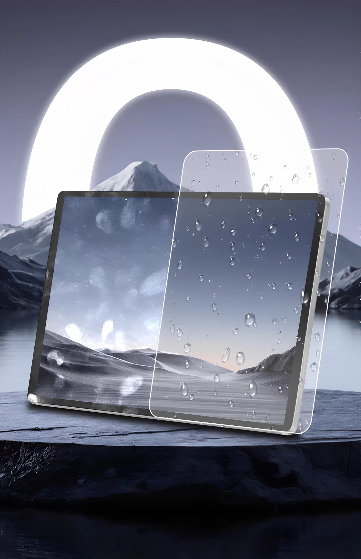 YU7 Center Console Screen Tempered Film Navigation Protector