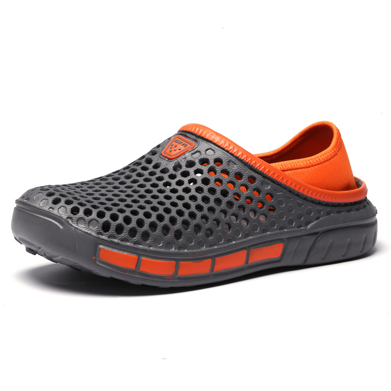 Zapatos con agujeros Sandalias de verano para hombres Zapatos de vadeo de fondo suave antideslizante para parejas Zapatos de gelatina para conducción informal Zapatos de playa para hombres image 9