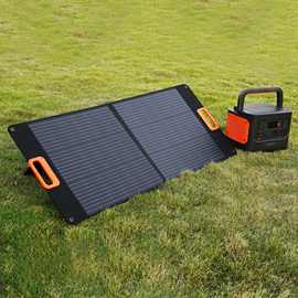 100w户外太阳能折叠包手机电脑便携柔性充电板 太阳能板 充电器