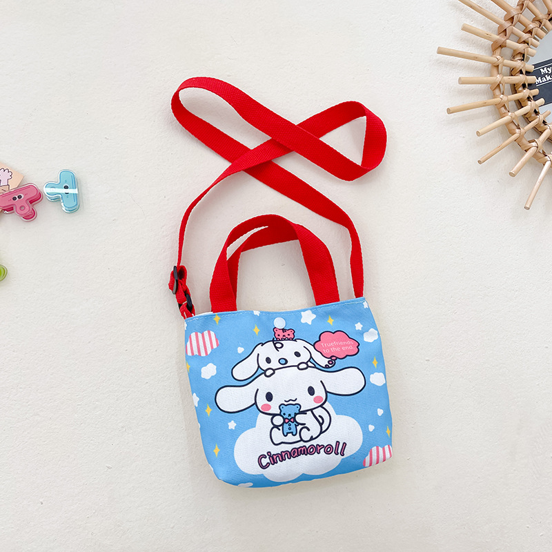 Bolsos para niños al por mayor Bolsos de hombro de moda coreana para niños Bolsos de mensajero para niños de lona de dibujos animados Bolsos de mano