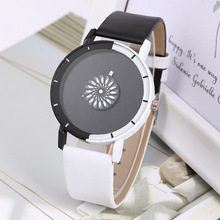 双色盘男士手表创意设计通用手表光皮好看韩版女装穿搭时尚手表