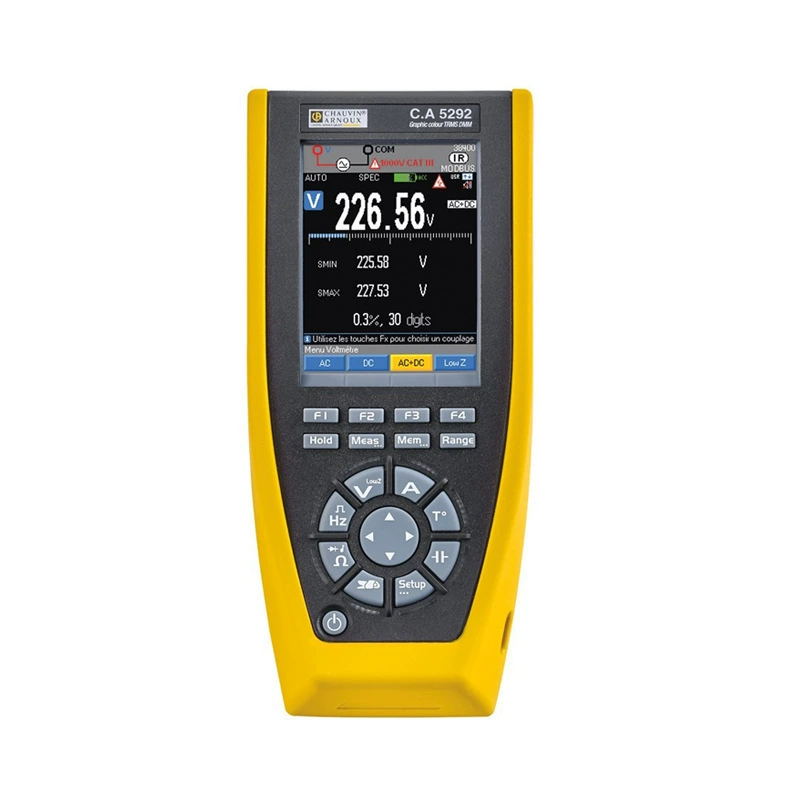 Франция CA TRMS цветной графический мультиметр CA5292 CA5293 резистор/частота/переменный и постоянный ток измерения