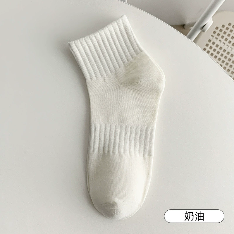 Короткие носки унисекс, 10 пар, хлопок, размеры 35–44