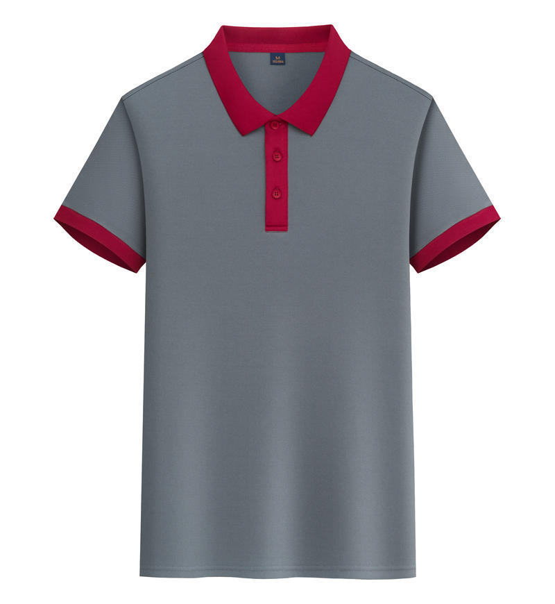 Nuevo estilo de catering, ropa de trabajo impresa, logotipo impreso, tienda de té con leche, camarero, polo, tienda de ollas calientes de manga corta personalizada image 11