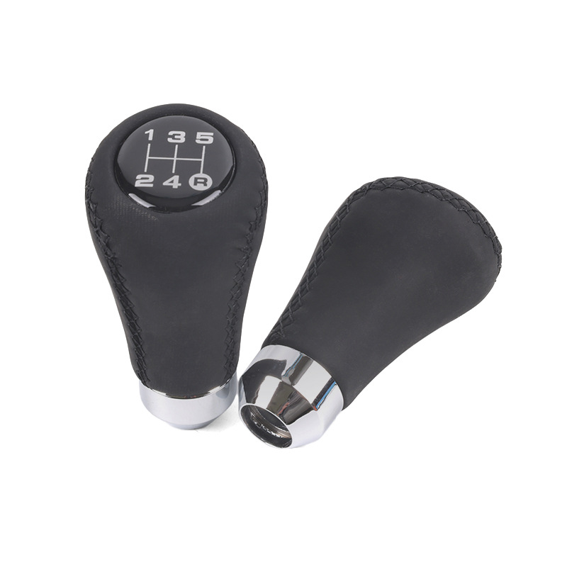 Suitable for car modification universal 5 6-speed gear head leather wave stick head gear handle head shift handball wholesale