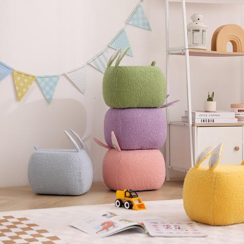 Small stool for home living room, popular children's small stool for rent, door, stackable, shoe bench, bedroom low stool