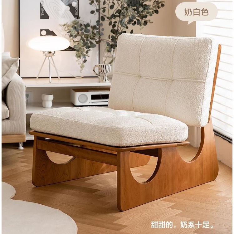 Yunduo Leisure Chair Single Internet Celebrity Style Lazy Small Sofa Balcony Living Room Small Apartment Home Tatami