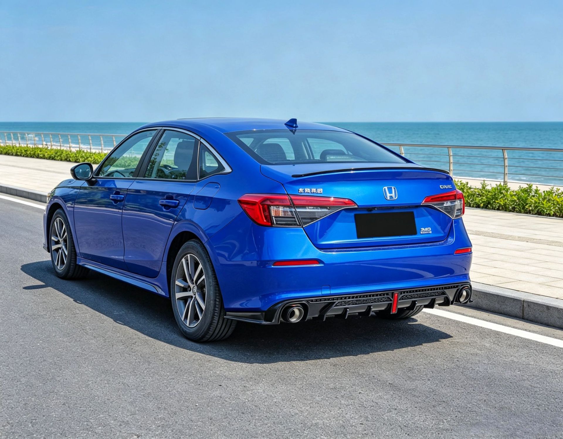 Suitable for 22 models of the 11th generation Civic modification: rear lip, rear spoiler, rear bumper, front splitter, front lip, side skirts, and rear wing