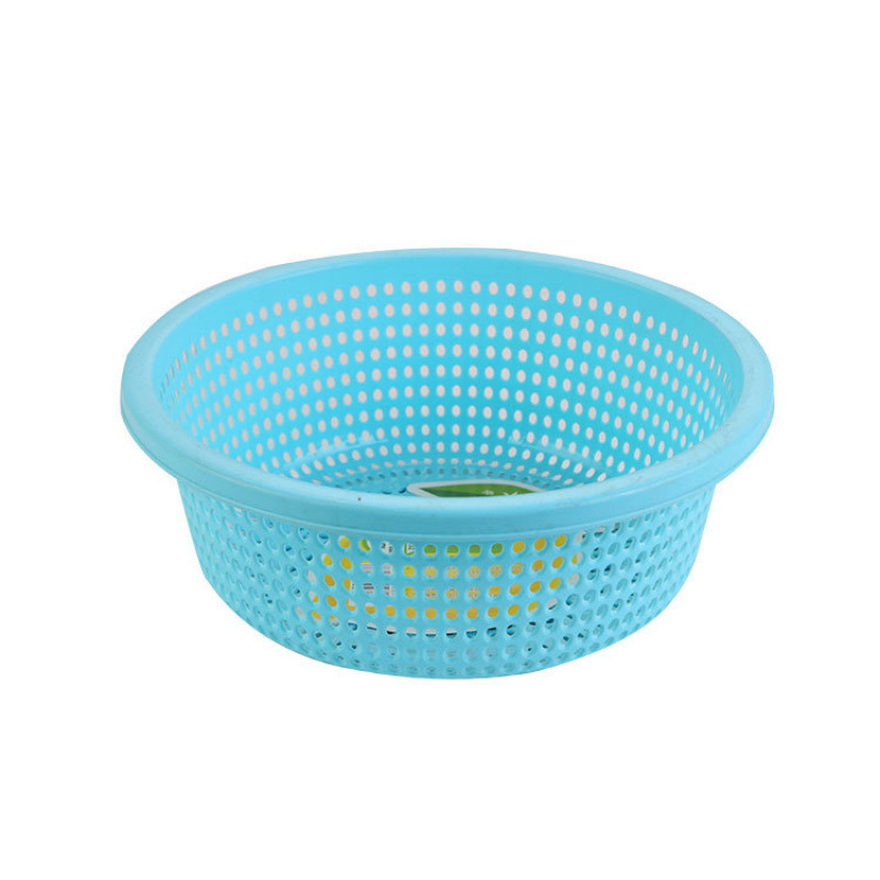 プラスチック排水バスケットキッチン肥厚大型新しい野菜洗濯バスケット家庭用フルーツボウルラウンドフルーツ耐久性|undefined