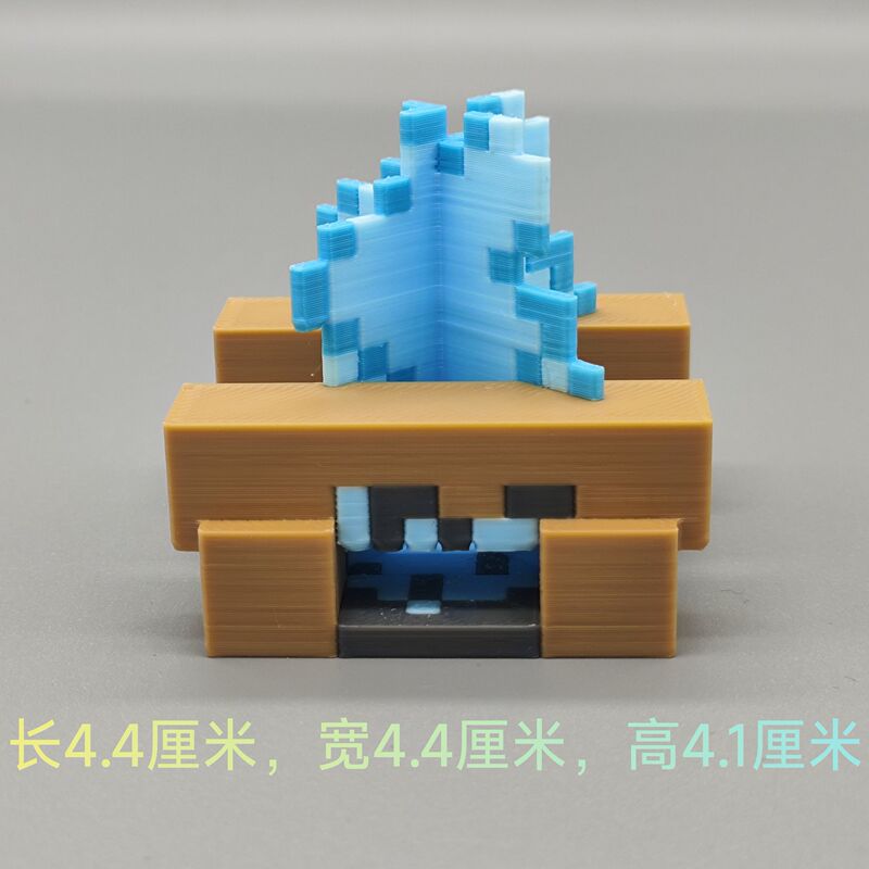 私の世界の植物 3D プリントモデル物理的な家の装飾品青い花美しい耳草モデルモザイク装飾品|undefined
