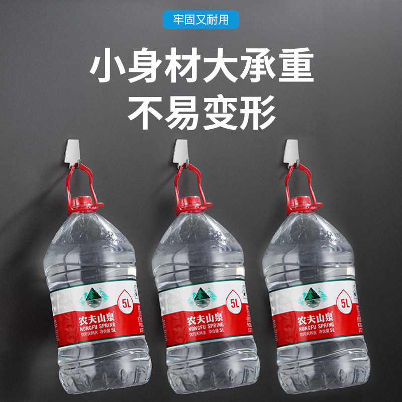 Suministro transfronterizo 2021 nuevo gancho sin clavos detrás de la puerta cocina gancho de la sala de estar Nordic Hotel habitación individual color primario blanco y negro