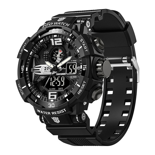 ZGO Zhenggang Transformers co-branded watch for male students, middle and high school youth watches, sports waterproof electronic watches