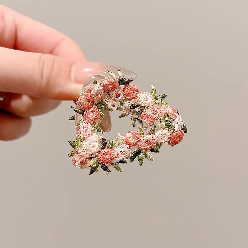 Atmósfera flor horquilla clip lateral lateral 2025 nuevo clip de flequillo horquilla rota clip bb clip de una línea horquilla tocado