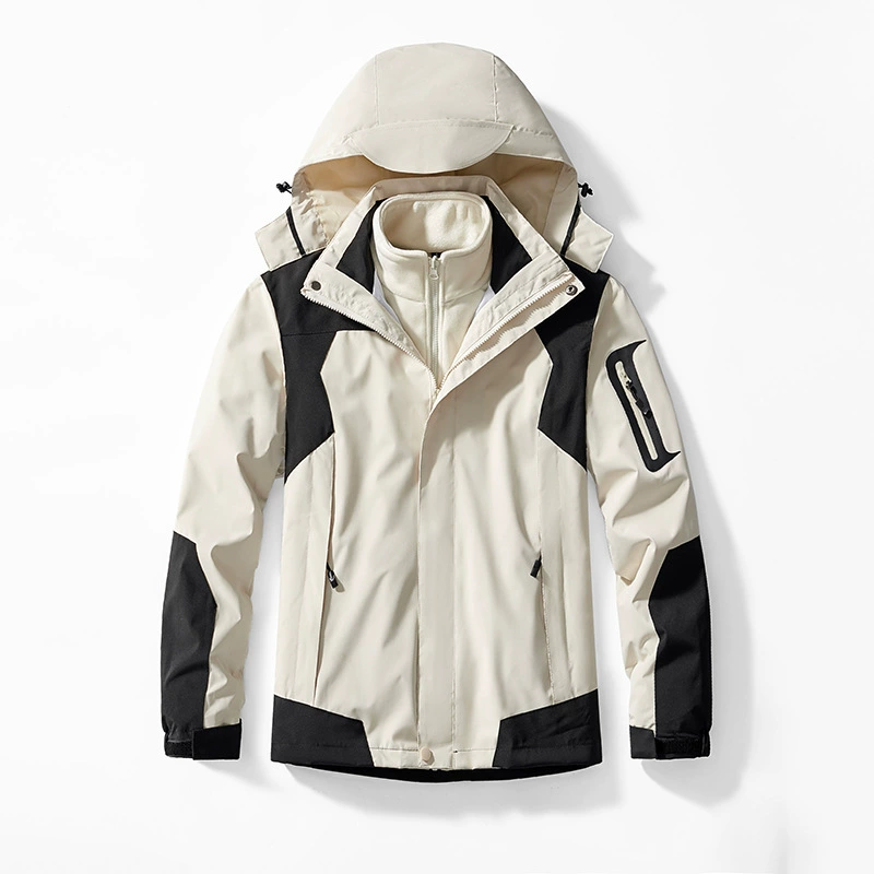 Windproof Waterproof Jacket (three-in-one) — Work & Climbing, Increased Thickness, Unisex Sizes