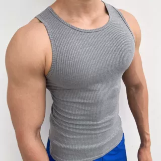 潮牌跑步速干弹力紧身运动背心男夏季无袖坎肩健身训练衣服