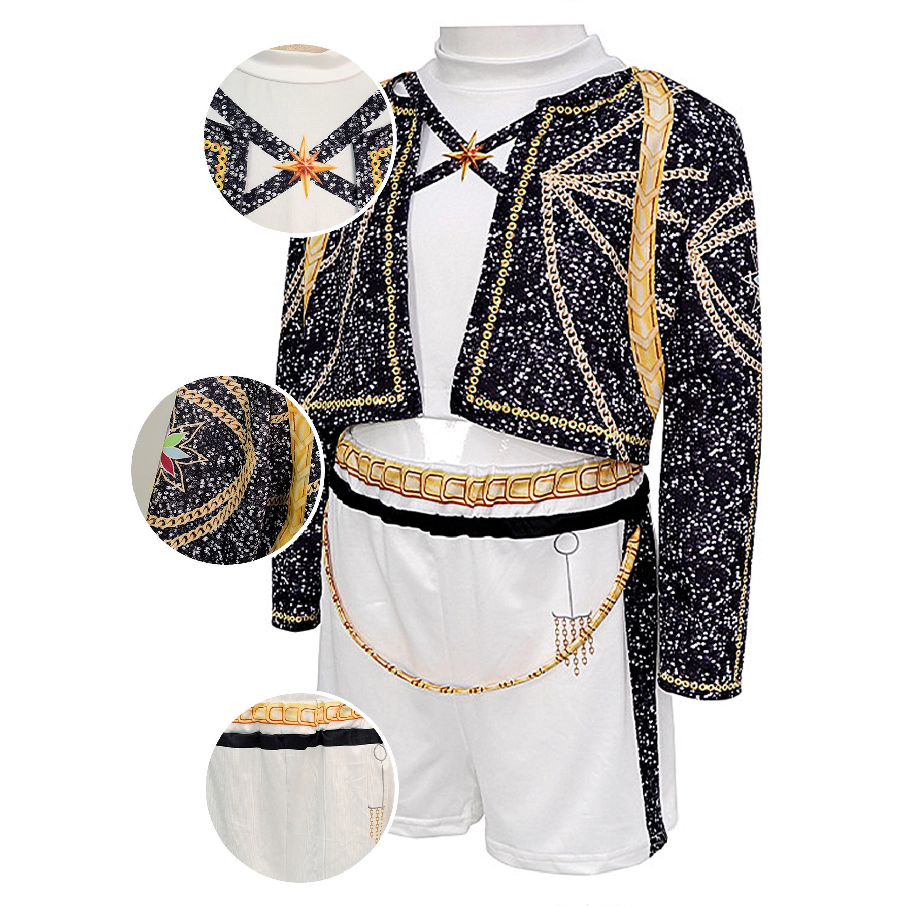 Amazon estampado traje de la compañía de caza de brujas rumizoimilas cos traje de actuación juego de niños cazadores de demonios