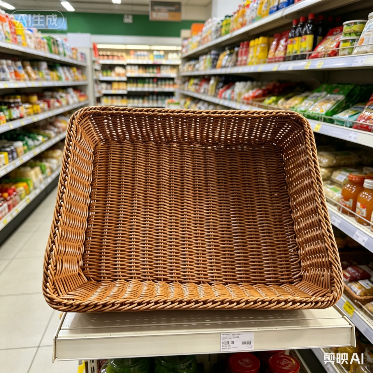 纳仿藤编水果篮面包筐藤编筐市陈列筐蔬菜展示篮塑料编织