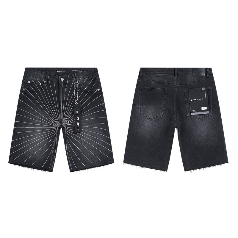Amiri Jeans with Ripped Patches, Splatter Paint, Vintage Wash, Embroidery, 5-Point Shorts, Summer Thin Style, Cross-Border Hot Sale Amiri Jeans with Ripped Patches, Splatter Paint, Vintage Wash, Embroidery, 5-Point Shorts, Summer Thin Style, Cross-Border Hot Sale