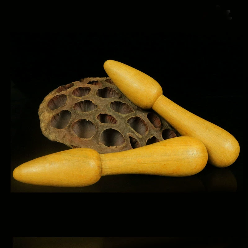 Wholesale Vietnamese fragrant wood massage device wooden gourd -type point stick