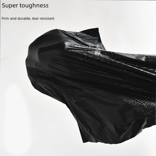 Thick Black Plastic Tote Bag Hand-held Shopping Bag Household Garbage Storage Bag Wholesale Large Clothing Packing Bag