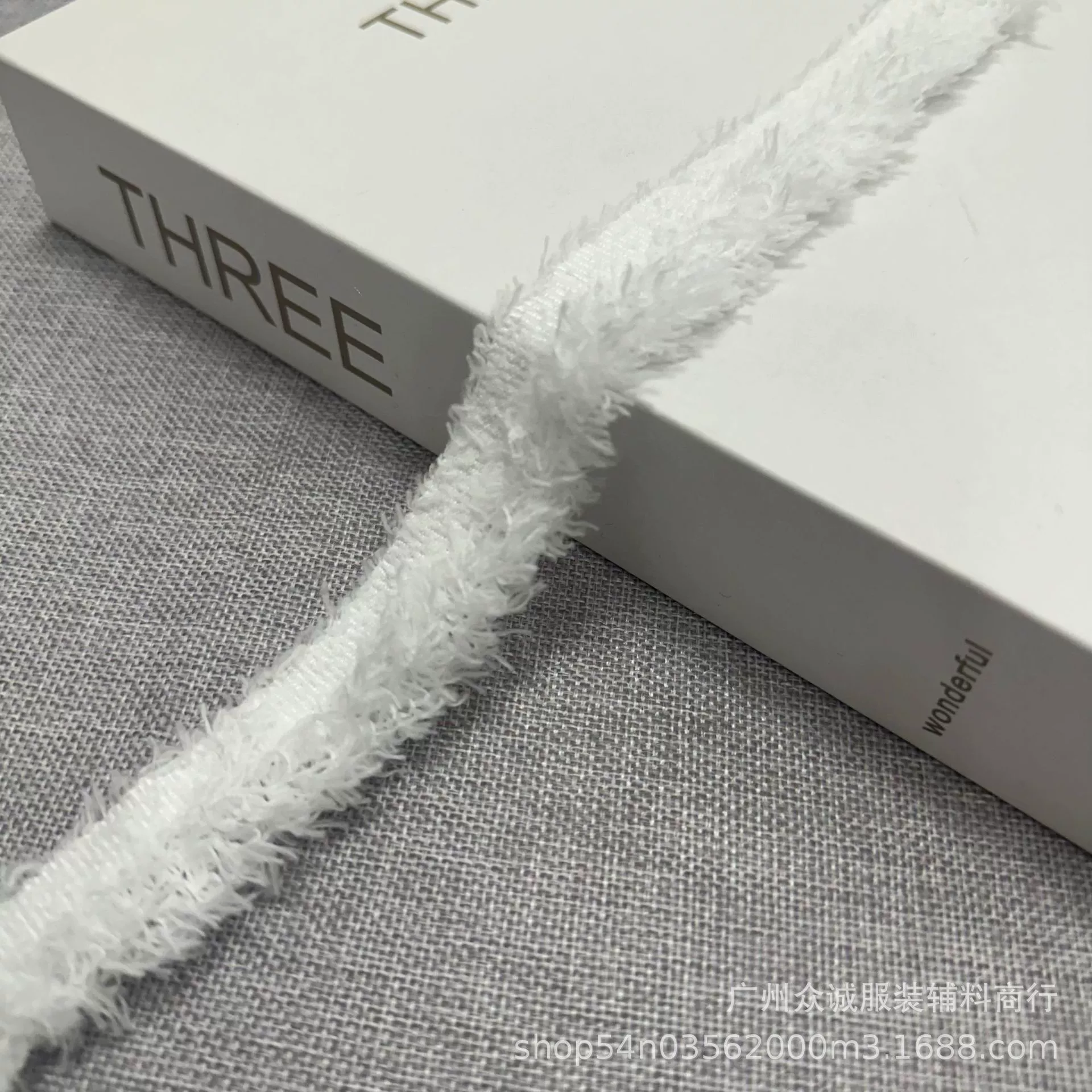 Демисезонный одно-сторонний двусторонний аксессуар, лента, 2 см, стиль Chanel, ручная работа