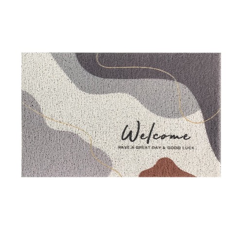Entrance door wire circle floor mat door entrance household door mat door mat non-slip carpet cuttable mat Nordic